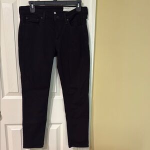 Rag & Bone Black Slim Jeans Stretchy Ankle-Length